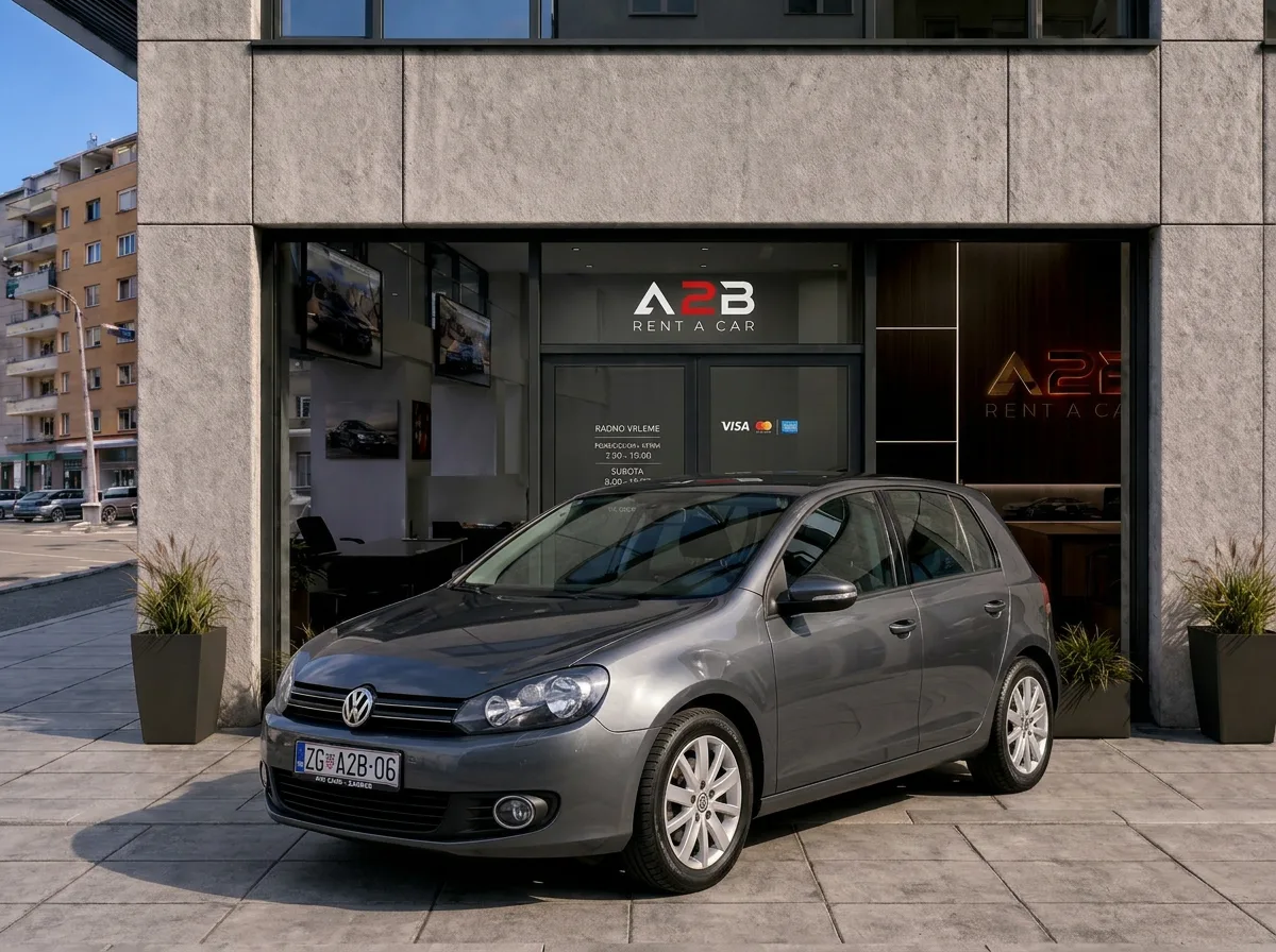 VW Golf 6 — rent a car Sarajevo, klasa Manual