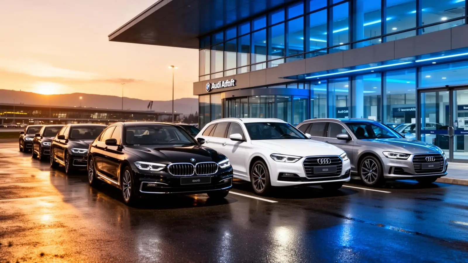 A2B Rent a Car — vozilo na Aerodromu Sarajevo